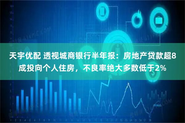 天宇优配 透视城商银行半年报：房地产贷款超8成投向个人住房，不良率绝大多数低于2%